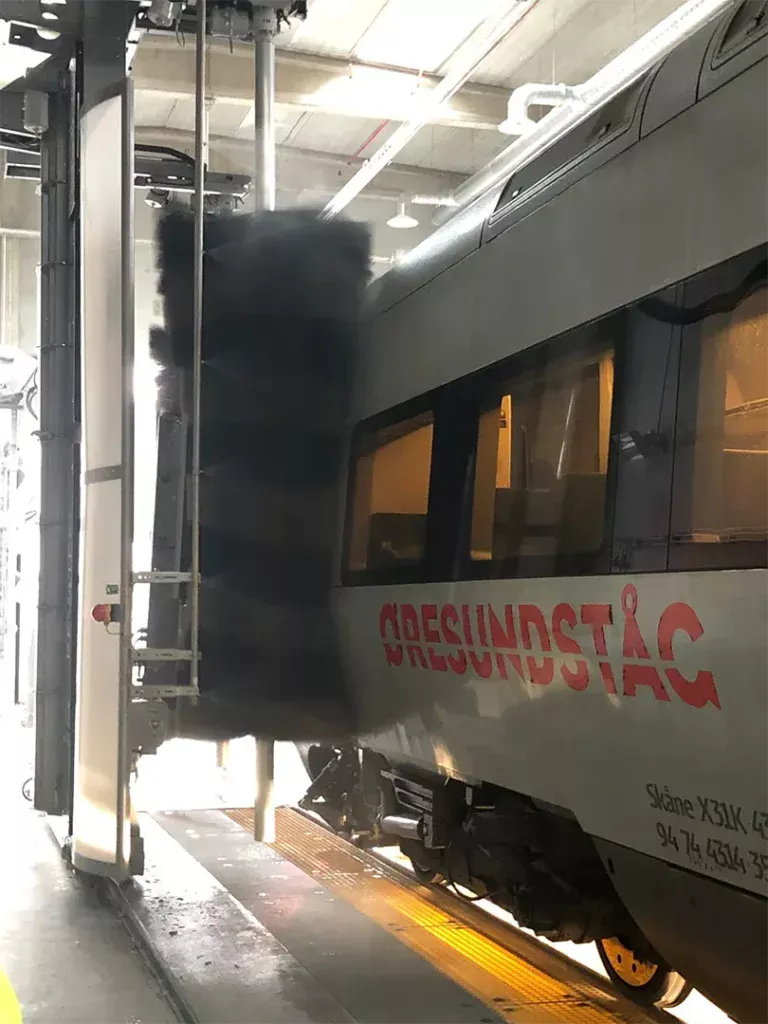 Tågtvätt och klottersanering Kärråkra tvätt av öresundståg